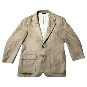 VTG Ballymoor Camel Hair Pure Wool Blazer Jacket Coat Camel Lining Flaw See Pics